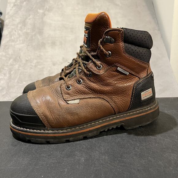 Herman Survivors Boots Mens 11 Waterproof Steel Toe Professional Work Leather - Picture 3 of 10